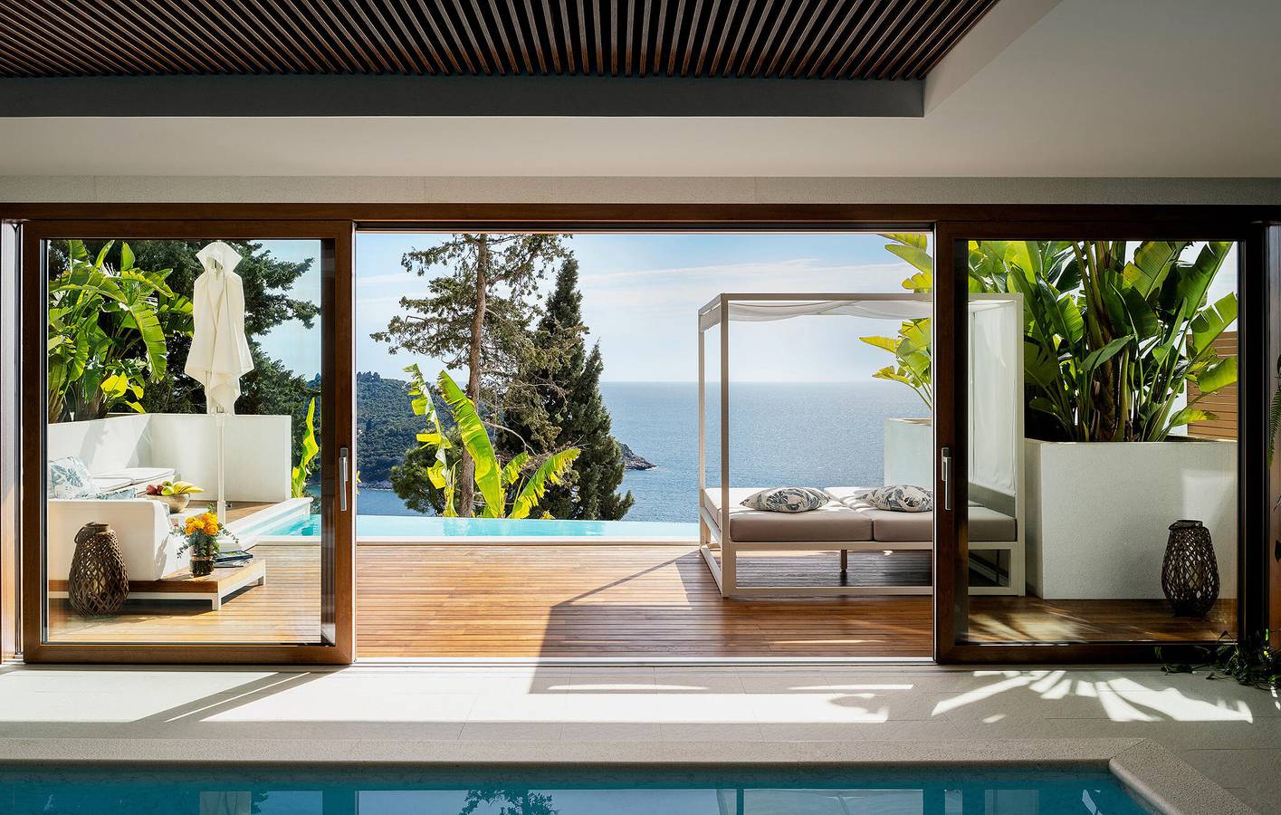 Gemütliche 2-Zimmer-Wohnung mit Meerblick, beheiztem Pool und Terrasse – in der Nähe des Bellevue-Strandes in Dubrovnik, Grad Dubrovnik