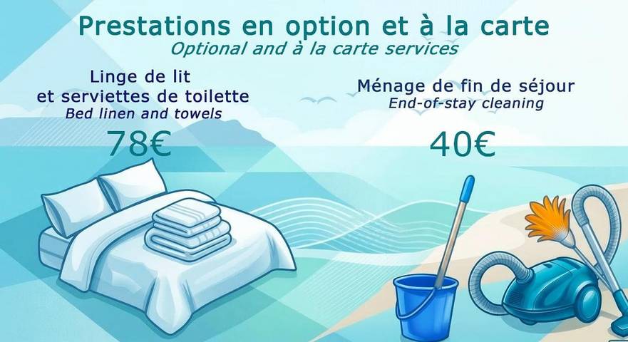 Location de vacances pour 3 personnes, avec vue et terrasse dans Office De Tourisme De Batz Sur Mer - 2