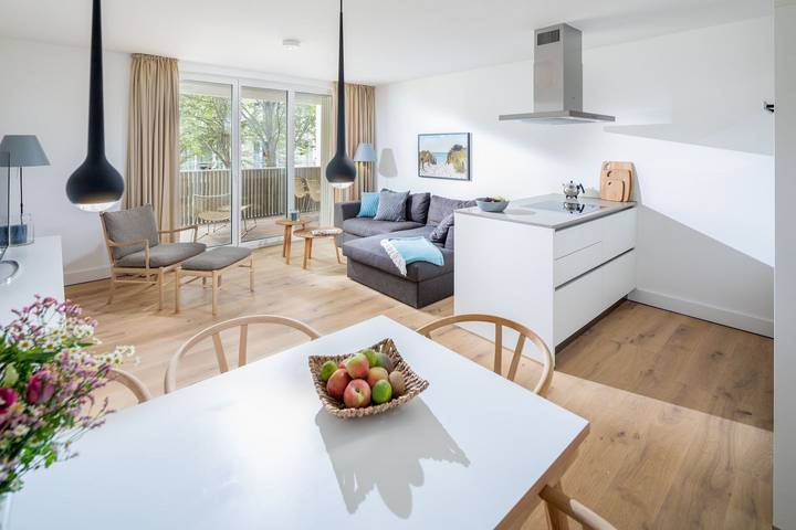 Ferienwohnung für 4 Personen, mit Balkon in Norderney Weststrand