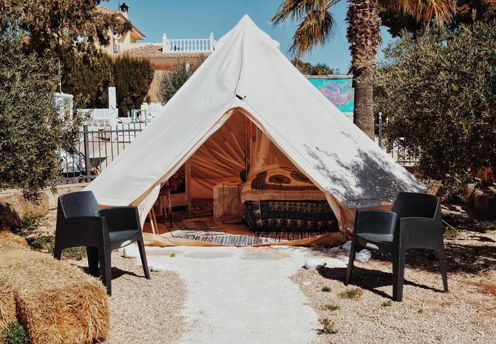 Bungalow dla 2 osób, z Taras i Jacuzzi oraz Ogród i Basen w Alicante