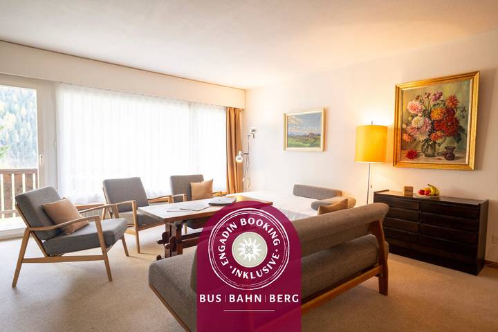 Vakantiewoning voor 5 personen, met balkon in Scuol