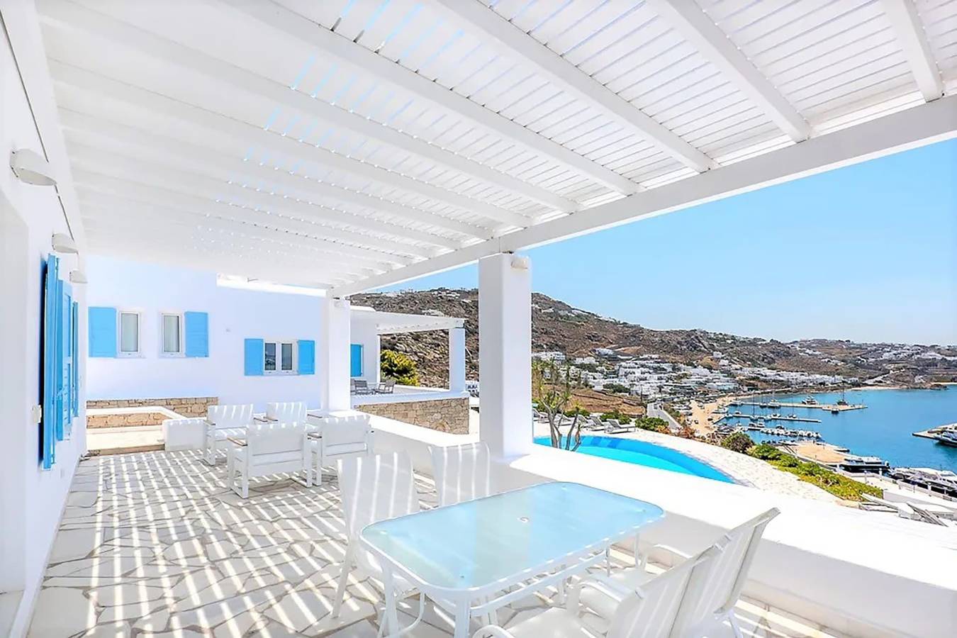 Villa für 4 Personen mit Terrasse in Agios Stefanos, Mykonos