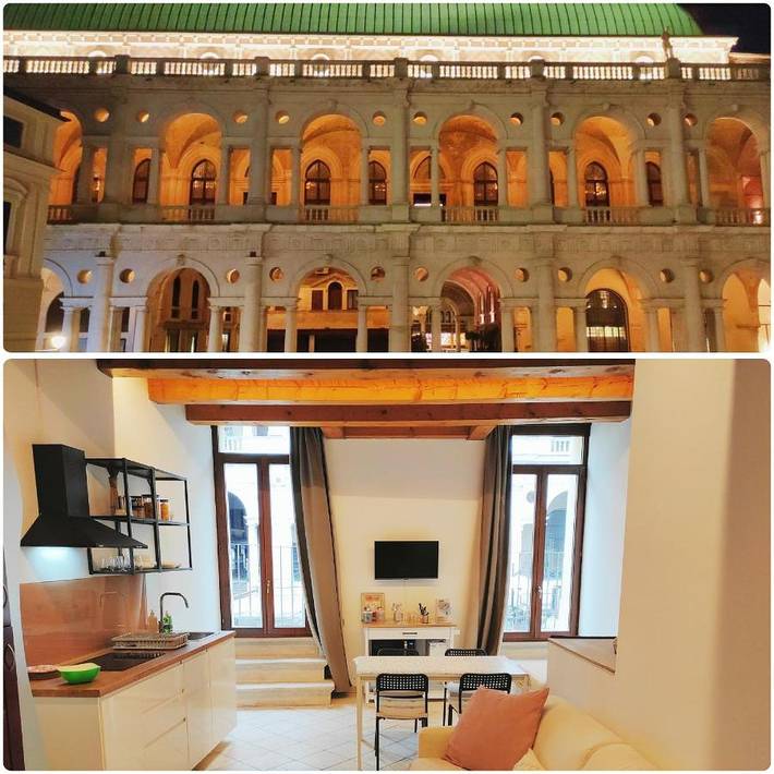 Ferienwohnung für 5 Personen, mit Balkon und Terrasse sowie Ausblick in Vicenza