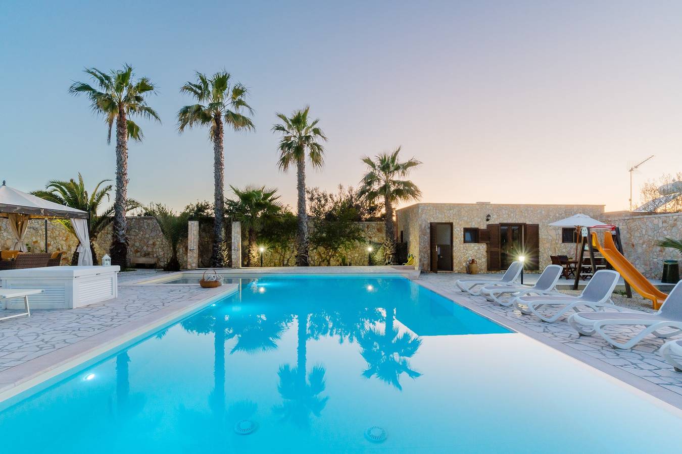 Villa Divina mit Whirlpool und privatem Pool in Taviano, Golf von Tarent