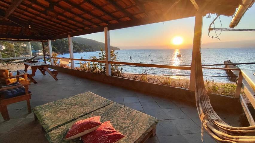 Casas e apartamentos de temporada para 4 pessoas, com vista e balcão em Ilha Grande