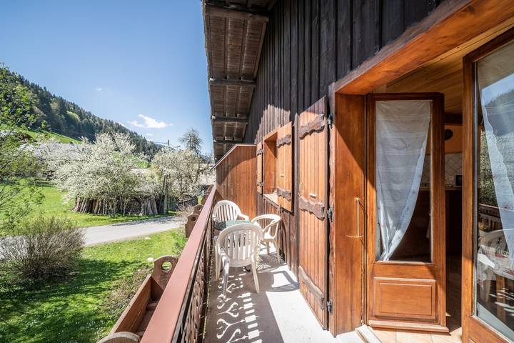 Ganze Wohnung, Ferienwohnung 'Chénives 1 - Morzine' mit Bergblick, Gemeinschaftsgarten und Wlan in Morzine, Les Portes du Soleil