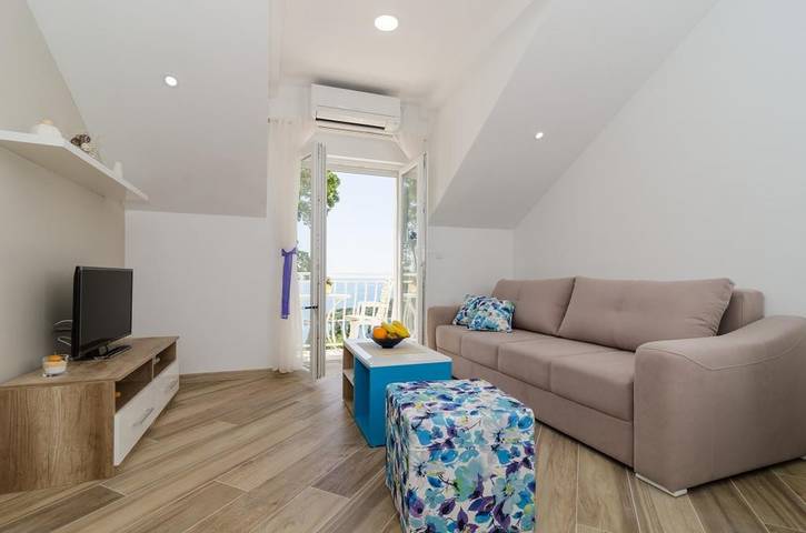 Ganze Wohnung, Ferienwohnung für 4 Personen mit Balkon in Općina Župa dubrovačka, Dubrovnik-Neretva