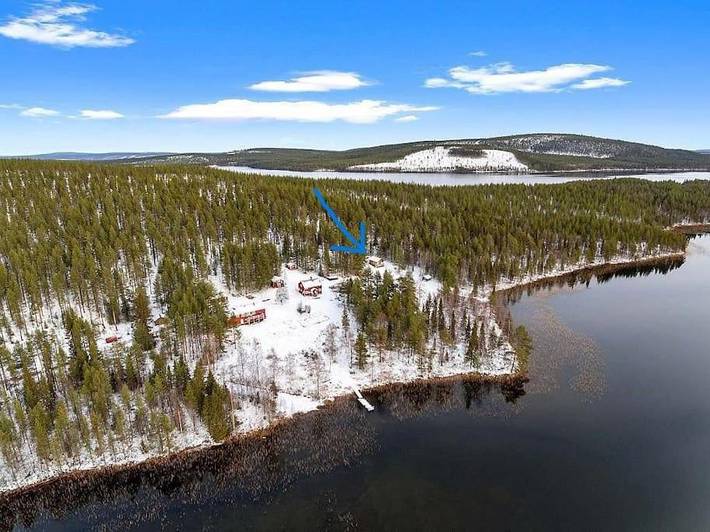 Gîte pour 7 personnes, avec Balcon et Terrasse ainsi que Jardin et Vue à Jokkmokk