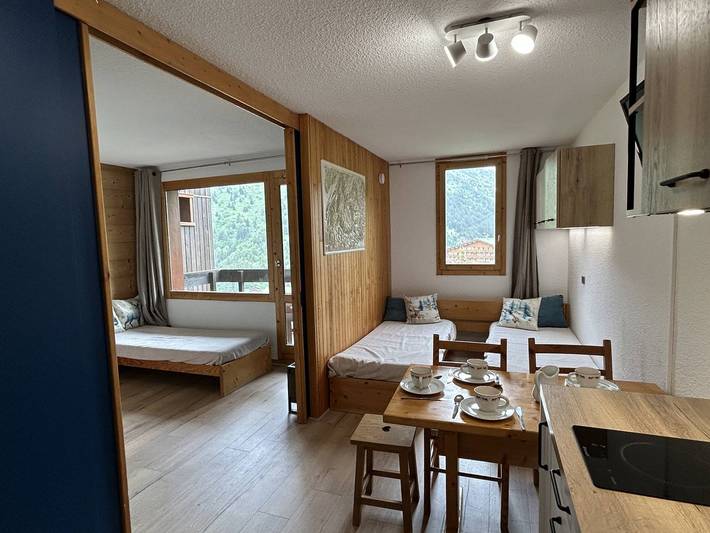 Studio pour 4 personnes, animaux acceptés