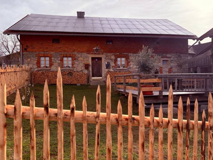 Ferienhaus für 6 Personen, mit Ausblick und Garten sowie Sauna, mit Haustier