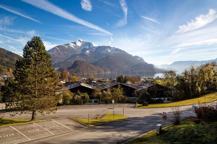 Ferienwohnung für 3 Personen, mit Ausblick und Seeblick sowie Balkon