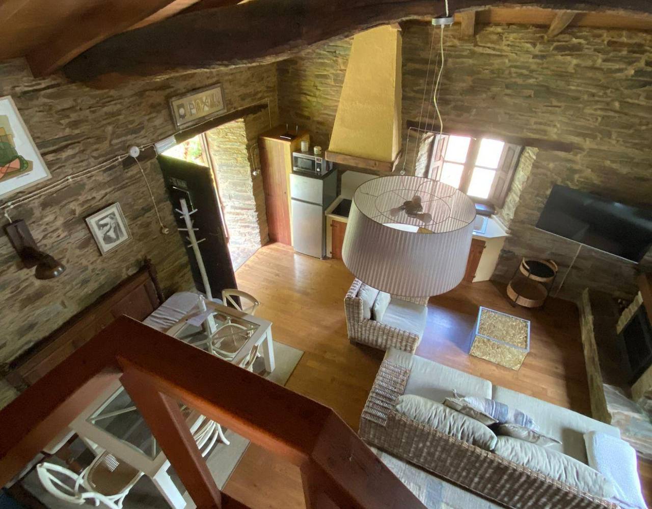 Casa rural 'O Paxar' con vistas a la montaña, terraza privada y Wi-Fi in Samos (Lugo), Provincia de Lugo