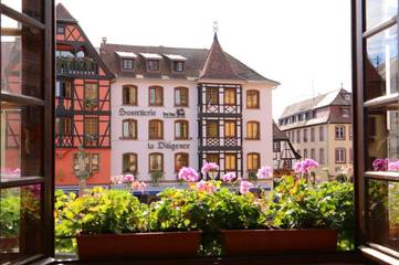 Gîte pour 6 personnes, avec vue et terrasse dans Office de Tourisme d'Obernai