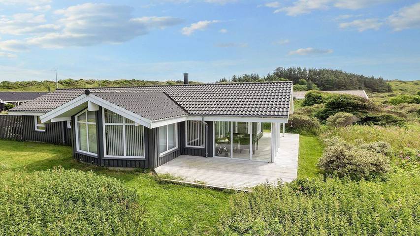 Ferienhaus für 6 Personen, mit Sauna und Terrasse sowie Ausblick, mit Haustier in Nørlev Strand