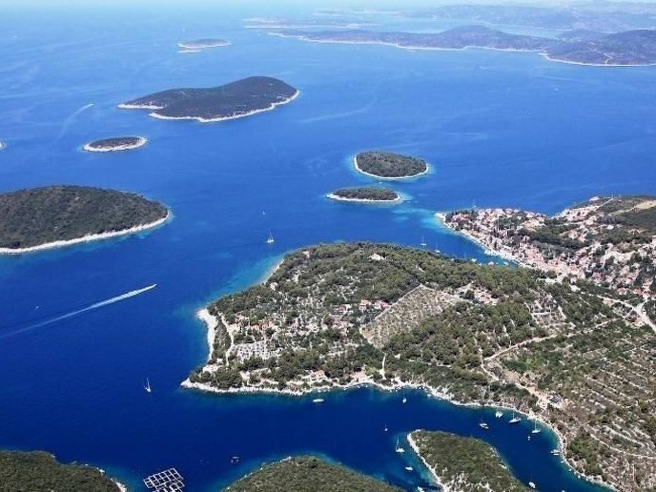 "Mirta" direkt am Strand in Maslinica, Solta