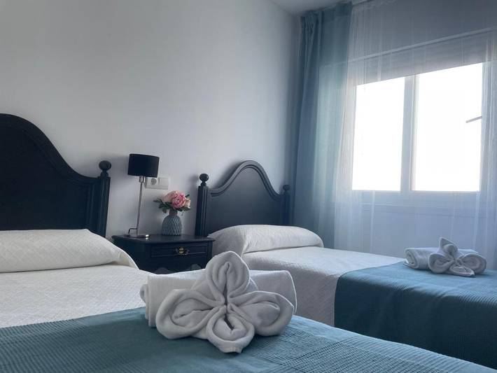 Apartamento para 8 personas, con vistas y terraza en Arzúa