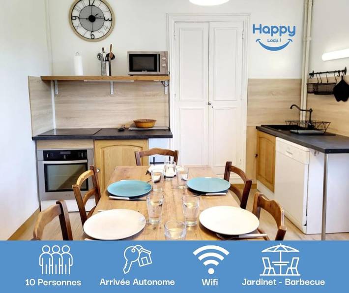 Appartement de vacances pour 10 personnes, avec jardin et balcon, animaux acceptés