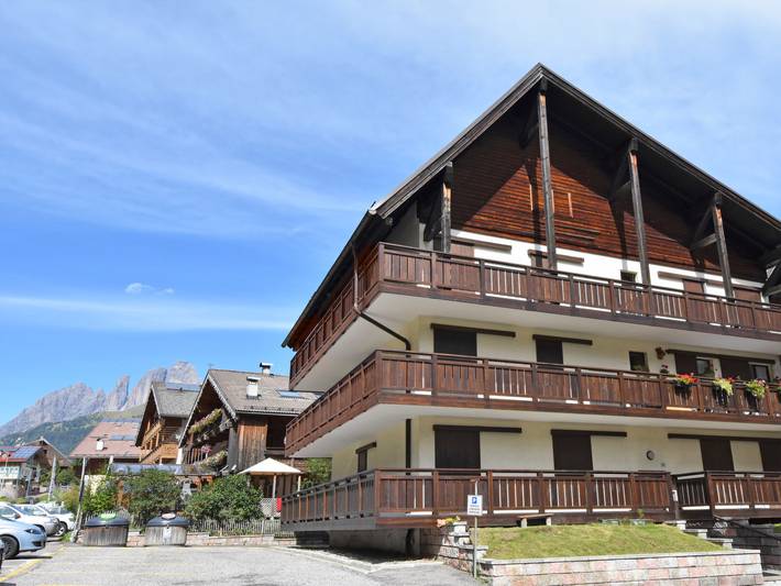 Gîte pour 2 personnes, avec Balcon et Vue à Canazei