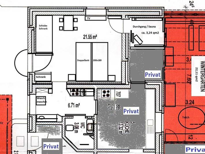 Ferienwohnung für 2 Personen, mit Sauna und Garten in Eider-Treene-Sorge - 4