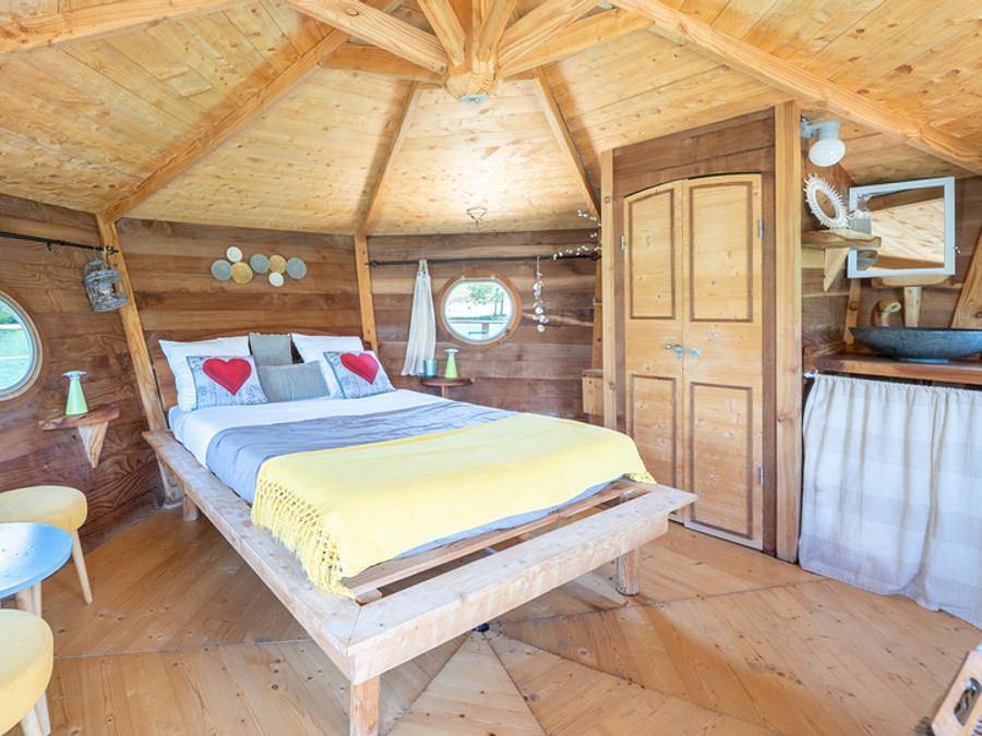 Camping le Lac Bleu - Ciela Village - Uniek 2 personen - Ciela Cabane Flottante - 1 slaapkamer (geen badkamer) in Châtillon-en-Diois, Die en omgeving