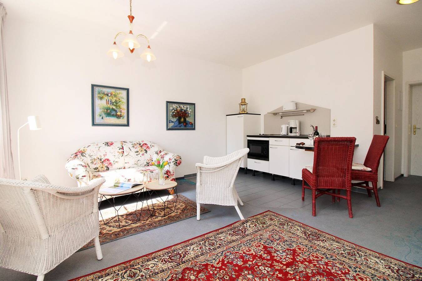 Ganze Wohnung, Res. Wischuer We 16: geräumige und freundliche 2-Zimmer-Fewo mit Wintergarten in Wischuer, Biendorf