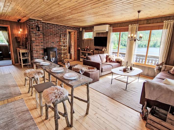 Ferienhaus für 6 Personen, mit Terrasse und Garten sowie Seeblick in Norwegen - 3
