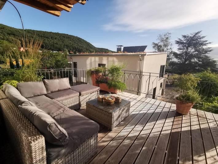 Ferienwohnung für 6 Personen, mit Balkon und Terrasse sowie Ausblick in Gimmeldingen - 3