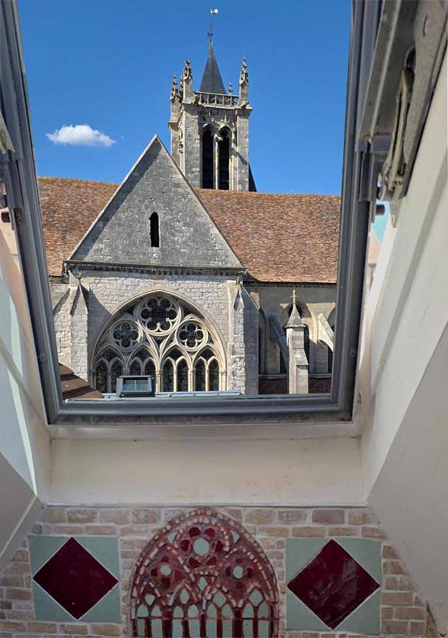 Gîte pour 2 personnes, avec Bassin pour enfant et Vue à Moret-sur-Loing