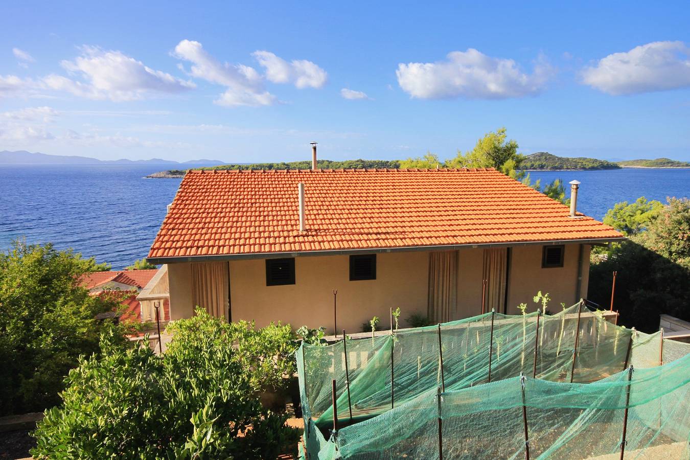 Ganze Wohnung, 1-Zimmer-Ferienwohnung mit Balkon und Meerblick Prizba (Korcula) A-9227-b in Blato, Korcula