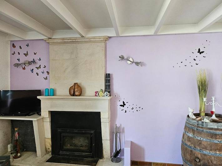 Location de vacances pour 5 personnes, avec terrasse à Barbezieux-Saint-Hilaire