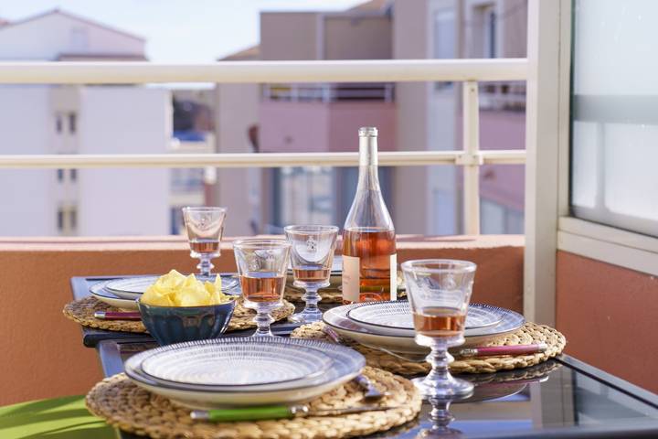 Gîte pour 4 personnes, avec balcon à Frontignan - 2