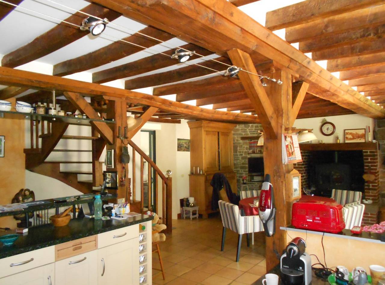 Maison campagne, piscine intérieure, spa, sauna, petit paradis in Brectouville, Torigny-les-Villes