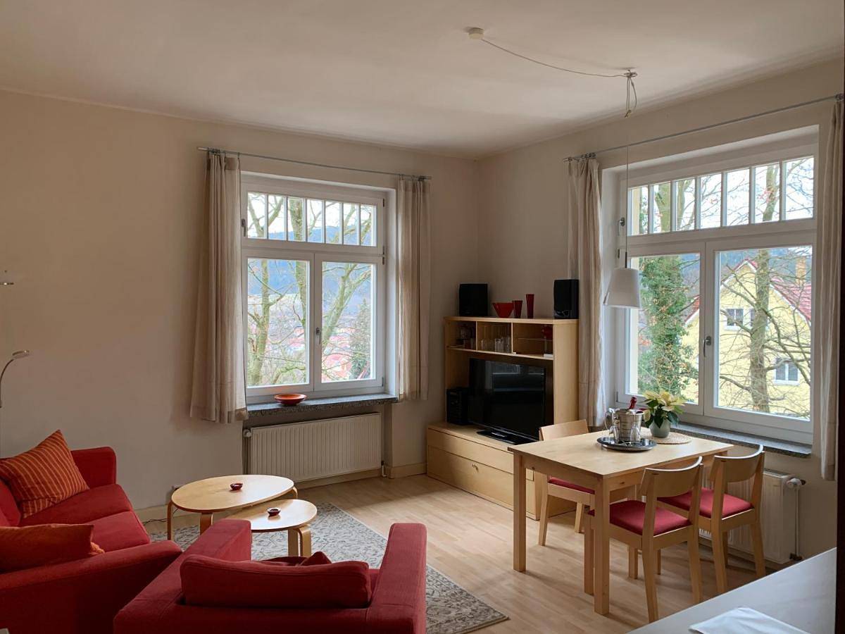 Ganze Wohnung, Residenz im Park in Friedrichroda, Rennsteig