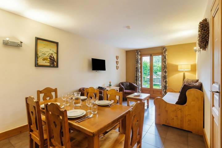 Gîte pour 5 personnes, avec piscine et sauna, adapté aux familles à Vallorcine