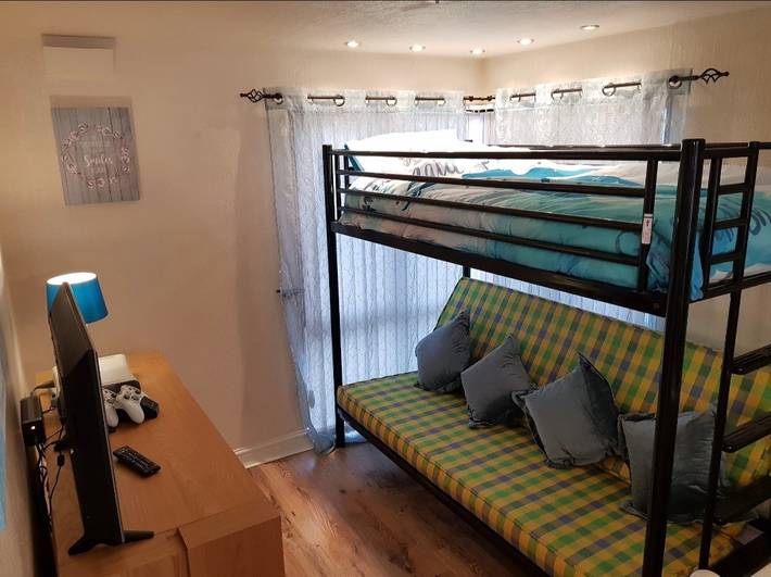 Wooden Lodge, Sleeps 9 with Veranda & Decking in Thornton-Cleveleys, Lancashire