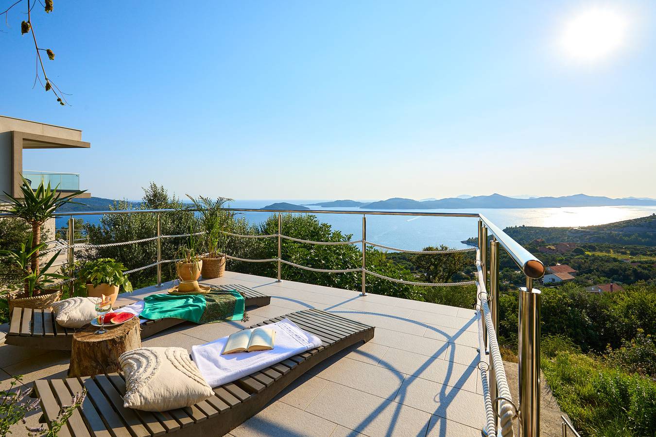 Casa de vacaciones para 6 personas con vistas al mar in Brsecine, Grad Dubrovnik
