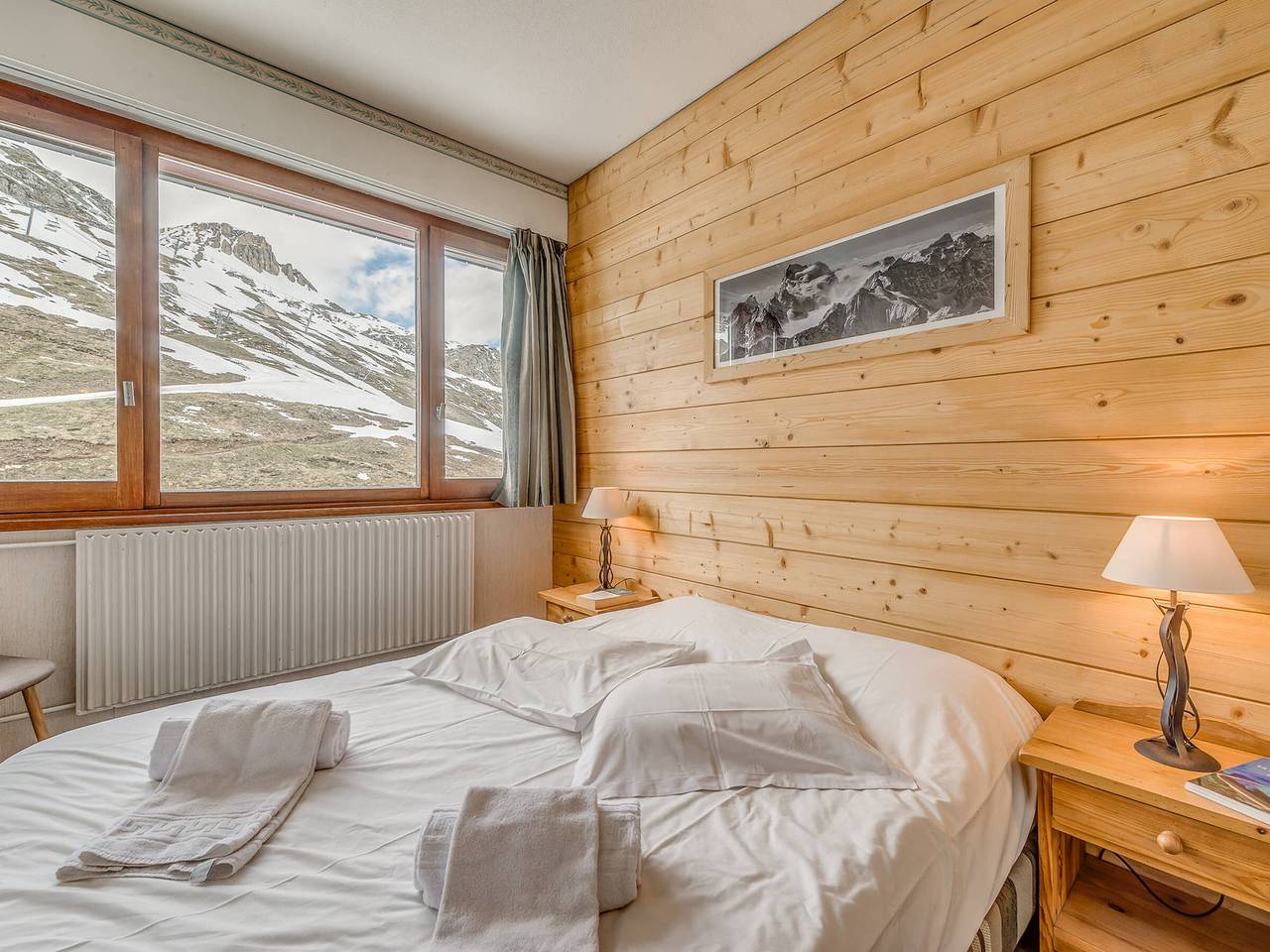 Ganze Wohnung, Renovierte 3*-Wohnung, Ski-in/Ski-out, Seeblick in Tignes, Nationalpark Vanoise