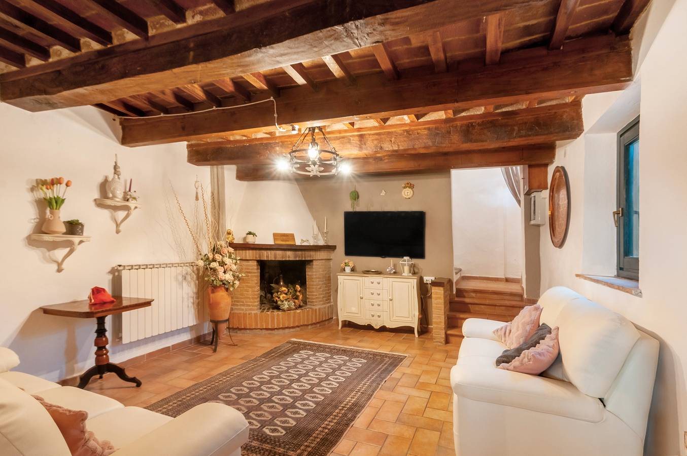 Casa Vacanze Podere Settefrati mit privatem Pool und Whirlpool in Alberi, Chianti