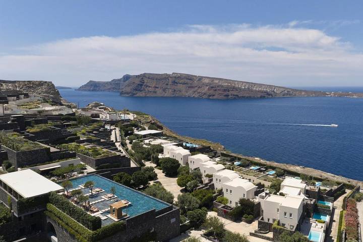 Hôtel pour 2 personnes, avec Balcon et Terrasse ainsi que Jardin et Piscine à Oia