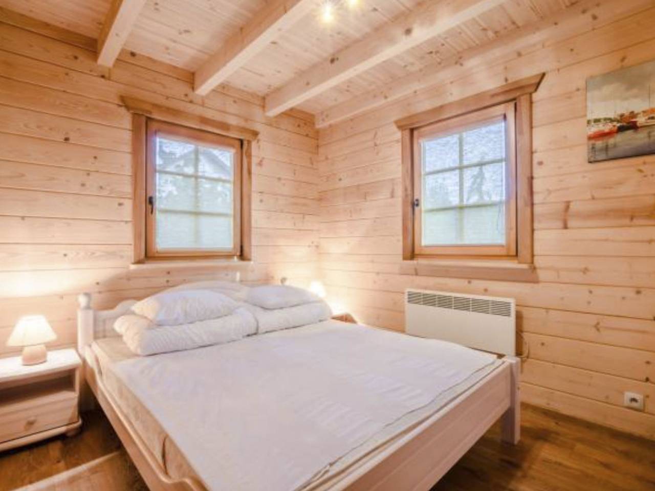 Charmantes Ferienhaus in Dębina mit Offenem Kamin in Machowinko, Garder See (Polen)