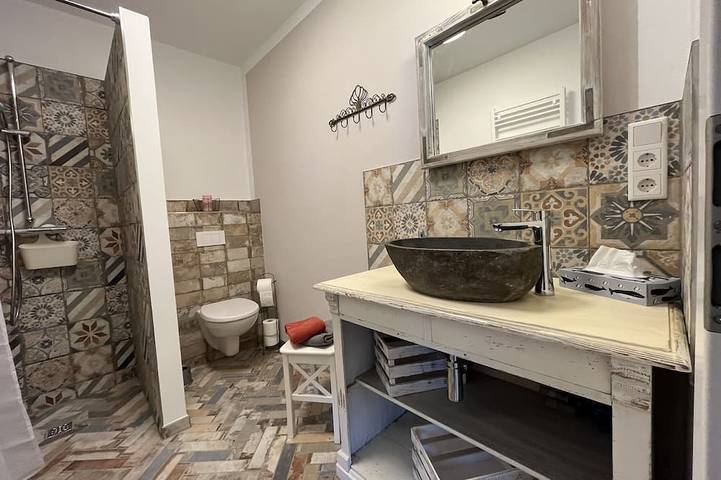 Apartamento entero, Ferienwohnung auf dem Bauernhof mit Terrasse in Zahna-Elster, Fläming
