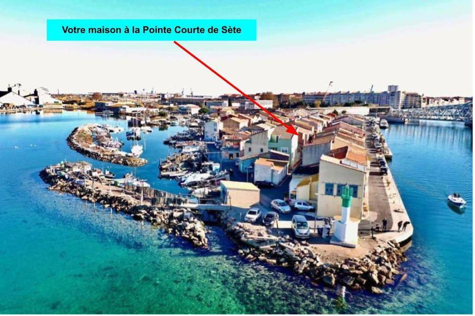 Le Barreur Maison Authentique Sètoise La pointe Courte, Bord de Mer, Climatisée, Parking gratuit proximité in Sète, Côte méditerranéenne (France)