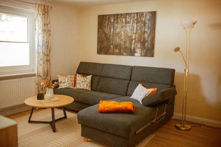 Ferienwohnung für 3 Personen, mit Terrasse und Garten