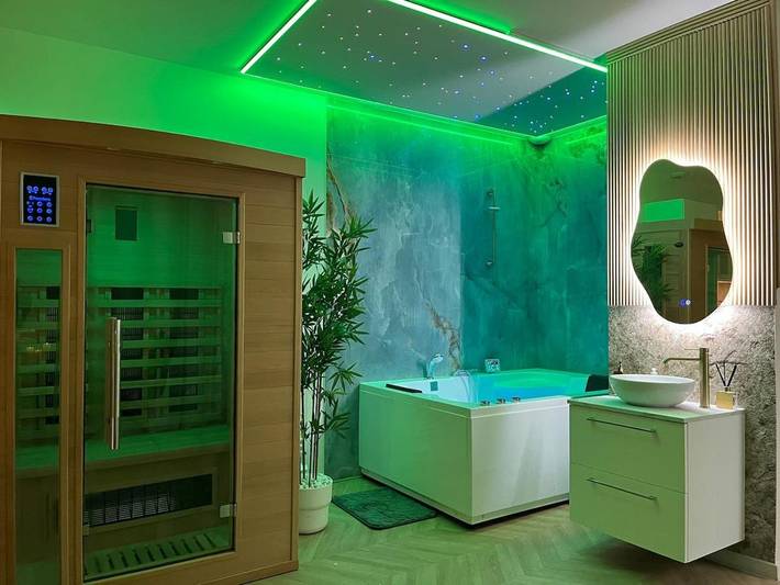 Appartement de vacances pour 2 personnes, avec Jacuzzi et Sauna