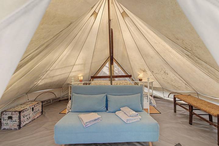 Camping für 3 Personen, mit Garten und Seeblick in der Lombardei