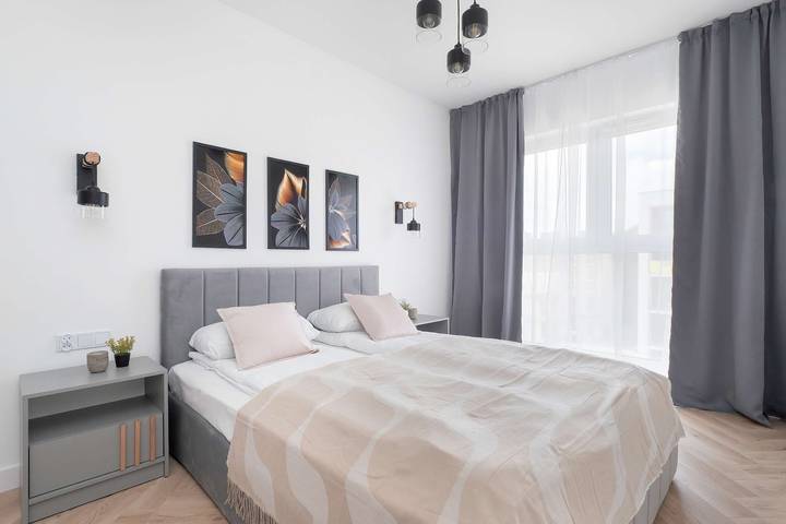 Cały apartament, Modern Apartment in the City Center | Balcony in Łódź, Województwo łódzkie