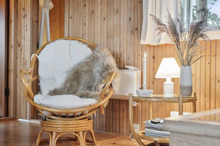 Chalet für 6 Personen, mit Terrasse und Garten auf Seeland
