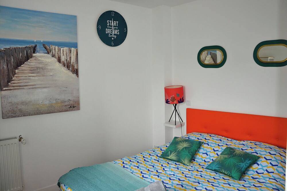 La Belle Aultoise, centro de Ault, vista al mar, Baie de Somme in Ault, Región de Abbeville