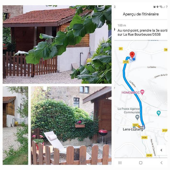 Location de vacances pour 4 personnes, avec Terrasse à Lens-Lestang