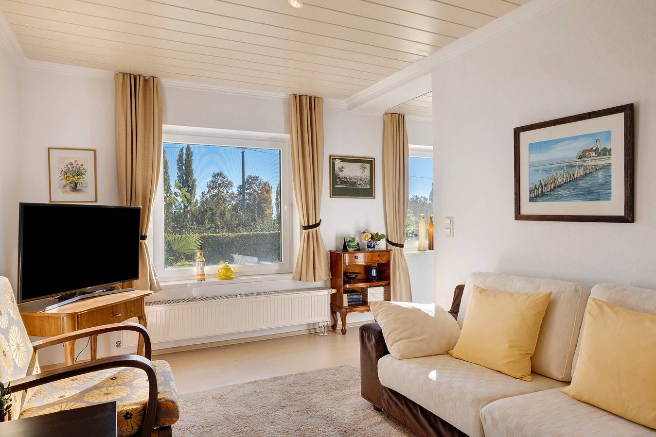 Ganze Wohnung, Ferienwohnung Haus Amann" mit privater Terrasse, Gemeinschaftsgarten und Wi-Fi in Wasserburg (Bodensee), Bayerisch Schwaben